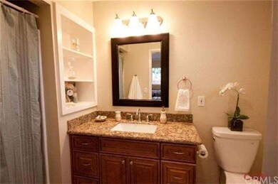 Elegant new master bath vanity with under-mount re