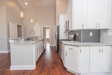 Plenty of cabinets, and a large pantry.