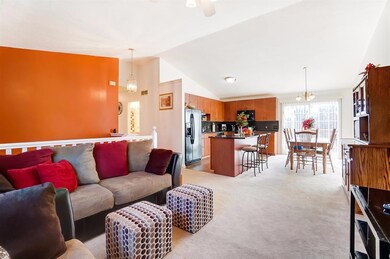 Living Room w/Vaulted Ceilings