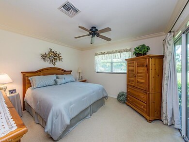 Master bedroom with king bed