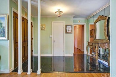 Foyer with double door entry.