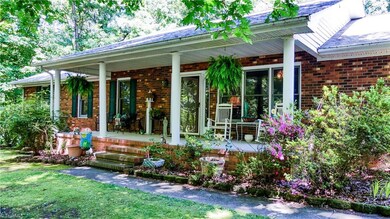 Imagine relaxing on a warm summer night on the beautiful front porch.