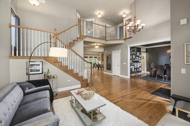 Living Room and Grand Entrance
