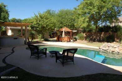 Massive resort backyard
