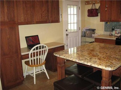Kitchen Built in homework area or coupon central!