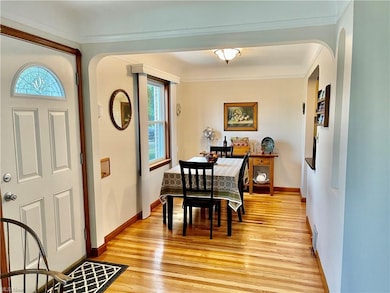 Dining room open to Living room and kitchen