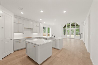 Stacked Cabinets in the Kitchen