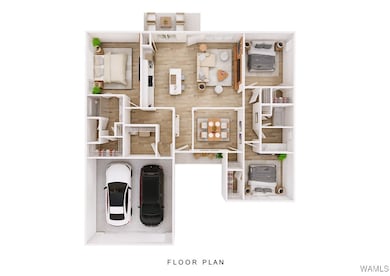 Floor plan rendering