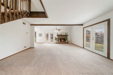 Expansive living room located on first floor inclu