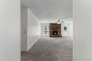 Entryway into living room