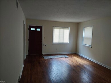 View of hardwood floored foyer