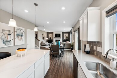 Picture of previously completed model home.