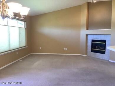 Living room and kitchen