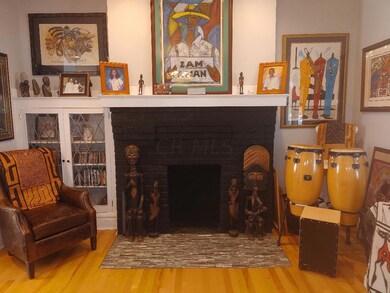 Stunning Brick Fireplace