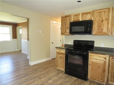 Kitchen view towards formal dining room