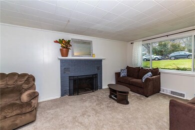 Beautiful decorative fireplace