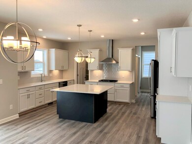 The gorgeous gourmet kitchen offers the 'wow' fact