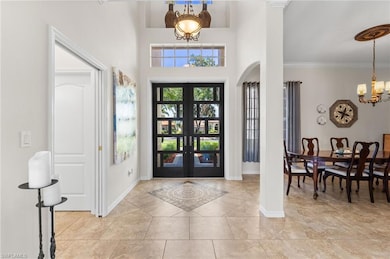 2 story foyer with New Modern Design Impact Doors