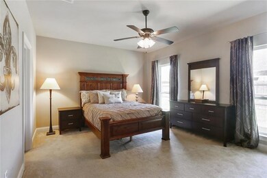 Large Master Bedroom sits to the back of home alon