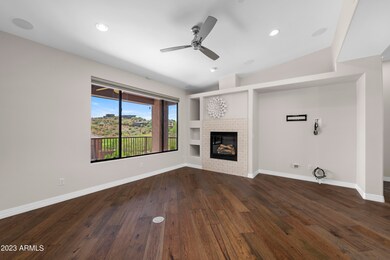 Gas Fireplace with Custom Artist Tile