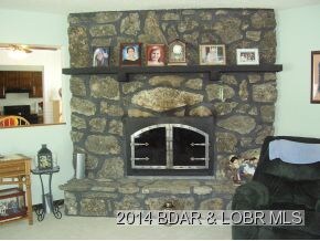 Stone Gas Fireplace