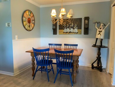 Dining open to kitchen