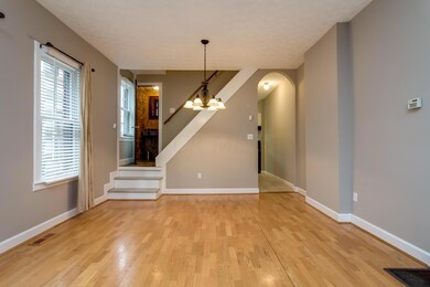 Freshly painted walls and trim
