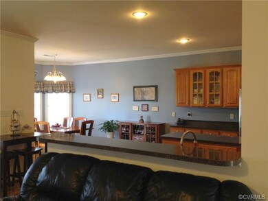 View into Kitchen from Family Room
