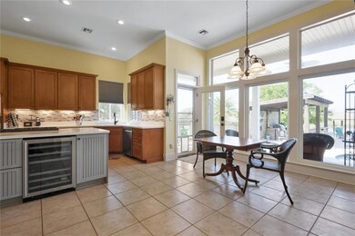 Breakfast area open to living space