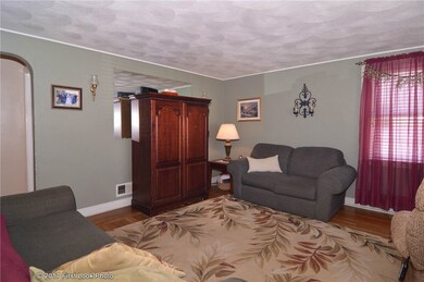 Living room with hardwood floors