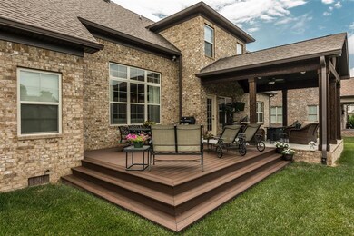 Maintenance free Trex composite decking.