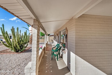 Extended front patio