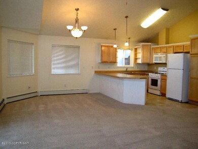 Great room- dining area.