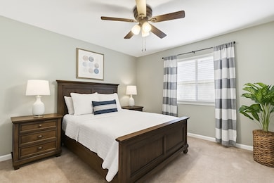 Primary bedroom - Virtually staged