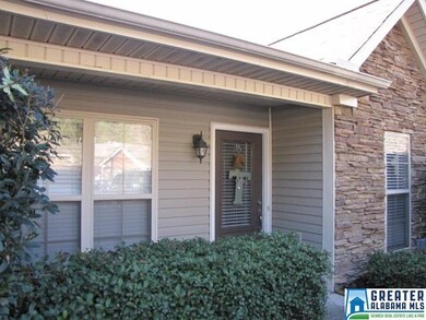 Beautiful stone front and great sitting porch