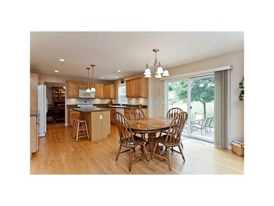 Dining Area. Eat in kitchen area that is open to t