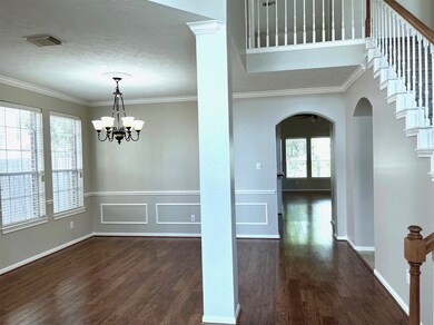 Large entry to formal dining room and formal living on your right