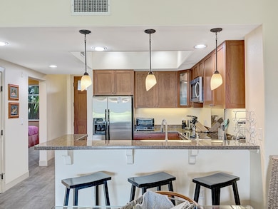 Living room to kitchen and breakfast bar