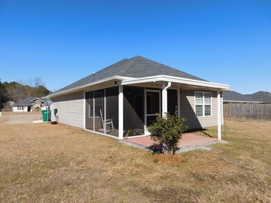 Rear of house