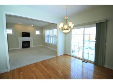 Kitchen closer look at he the eating area and fami