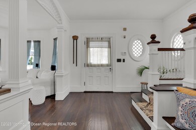 Foyer Opens to Living Room
