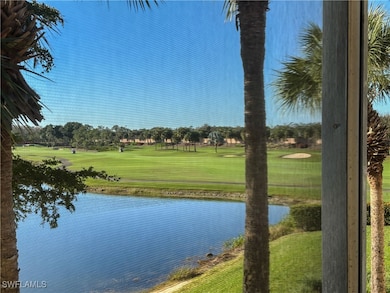 Lovely views of the golf course and water fountain