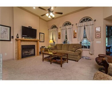 Living Room. Living Room w/ gas log fireplace.  All neutral colors in this home.