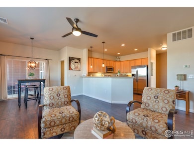 Open floor plan, new flooring and light fixtures