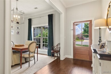 Foyer entrance with high ceilings and separate for