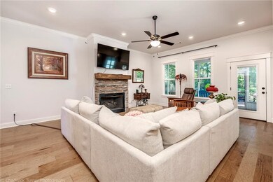 Another view of the living area with a nice view outback!
