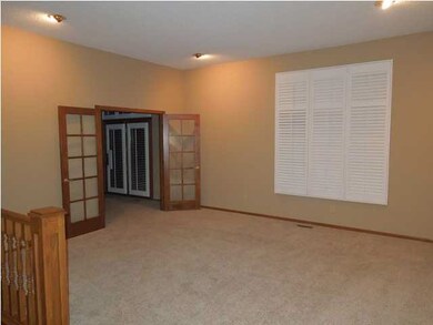 Living Room w/ French doors