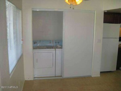 Washer dryer off dining room