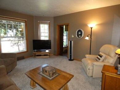 Spacious Living Room (Hardwood Floors under new ca