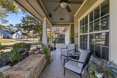 Charming covered front porch.